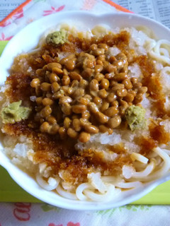 醤油うどん風冷やしうどん40~みぞれ納豆-レシピのメイン写真