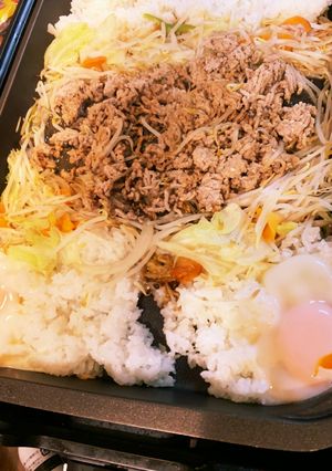 サラダの旨たれ、焼肉のタレでビビンバ-レシピのメイン写真