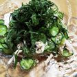 糖質0サラダチキン入り梅干し和え
