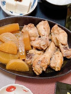 手羽元大根煮(メモ)-レシピのメイン写真