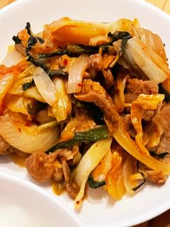 甜麺醤のコク旨豚キムチ炒め★-レシピのメイン写真
