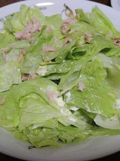 レタスとツナのマヨサラダ-レシピのメイン写真