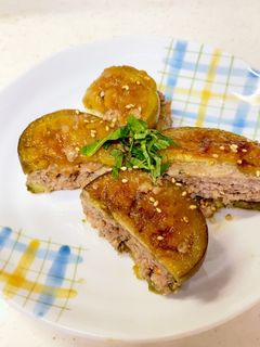 なすの挟み焼き〜大葉を添えて〜-レシピのメイン写真