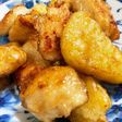 鶏胸肉とじゃがいもの甘辛炒め