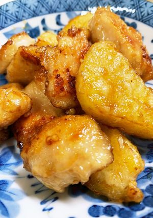 鶏胸肉とじゃがいもの甘辛炒め-レシピのメイン写真