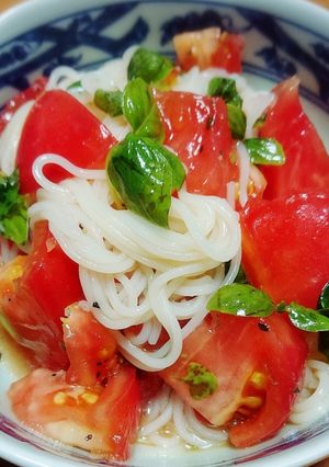 トマトのイタリアンそうめん-レシピのメイン写真