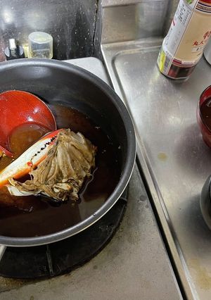 お寿司さん風蟹の味噌汁-レシピのメイン写真