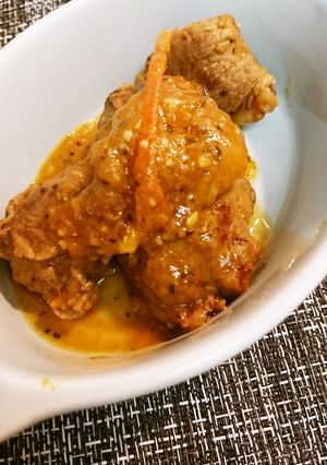 マッシュルーム肉巻きトマト煮込み-レシピのメイン写真