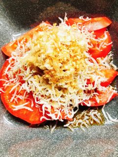トマトと釜揚げしらすのサラダ-レシピのメイン写真