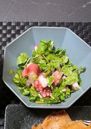 (小鉢)タコとクレソンのサラダ-レシピのメイン写真