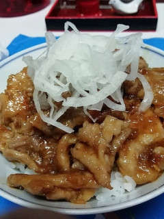 切落し豚肉で簡単甘辛丼(孫達に伝授)-レシピのメイン写真