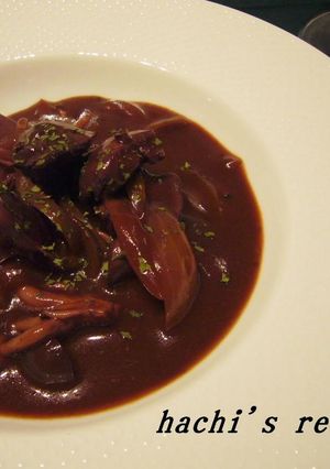 茸と鶏レバーのデミグラ煮-レシピのメイン写真