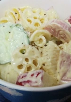 ぶっこみサラダ☆楽すぎ～マカロニ3工程♪-レシピのメイン写真