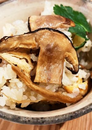 松茸ご飯 4合-レシピのメイン写真