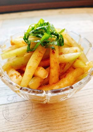 さっぱりシャキシャキ☆冬瓜の和風サラダ-レシピのメイン写真