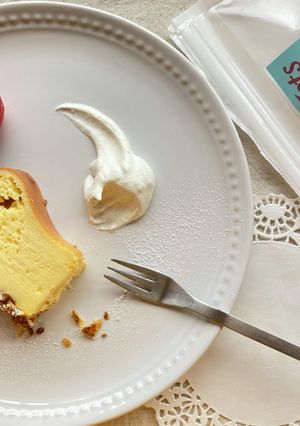 ザクザク食感!ベイクドチーズケーキ-レシピのメイン写真