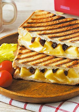 りんごとクリームチーズのホットサンド-レシピのメイン写真