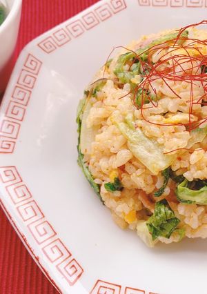 ブーケレタスのキムチチャーハン-レシピのメイン写真