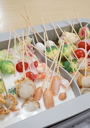 クリームだし・あっさりコンソメの串鍋-レシピのメイン写真