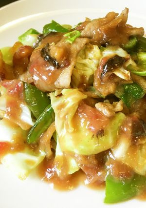 ほんのり香る☆梅味噌の肉野菜炒め-レシピのメイン写真