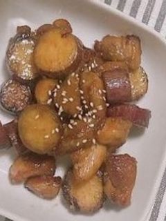 大学芋風 鶏肉の甘辛炒め-レシピのメイン写真
