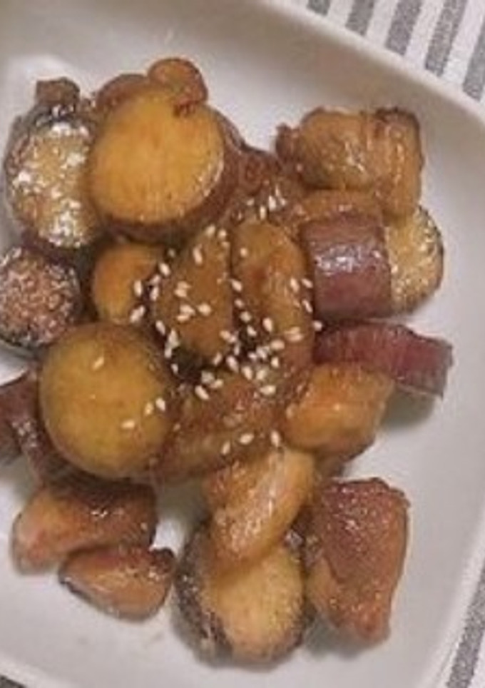 大学芋風　鶏肉の甘辛炒め-レシピのメイン写真