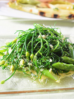 おかひじきと夏の野菜のグリーンサラダ♪-レシピのメイン写真