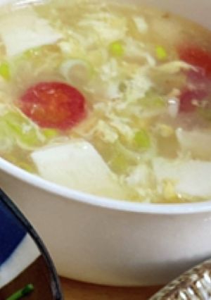 簡単トマトと卵の中華スープ-レシピのメイン写真