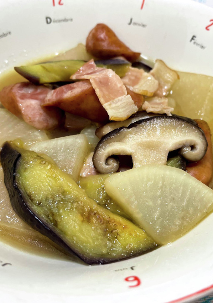 大根となすの煮物-レシピのメイン写真