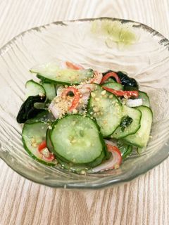きゅうりとわかめの酢の物-レシピのメイン写真