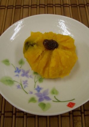 かぼちゃの茶巾(透析食)-レシピのメイン写真