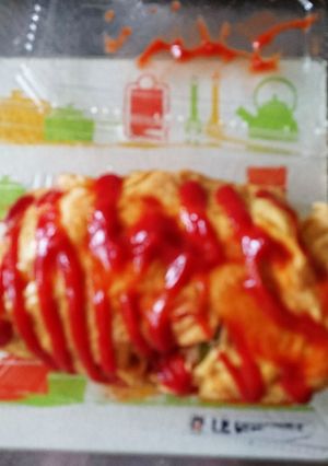 玉ねぎゴロゴロのオムライス〜-レシピのメイン写真
