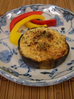 茄子のマヨネーズ焼き(透析食)-レシピのメイン写真