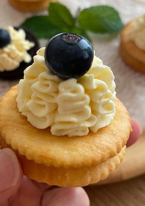 クリームチーズクリーム 卵黄入り-レシピのメイン写真
