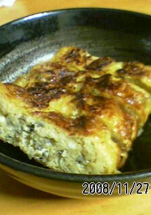 一味違う　～じゃこの簡単な卵焼き～　-レシピのメイン写真