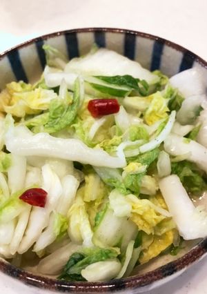 すしのこde白菜の浅漬け-レシピのメイン写真