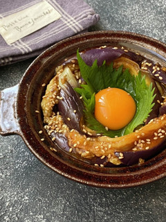 ピリ辛!無限!!なすのユッケ風-レシピのメイン写真