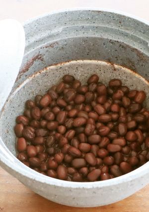 レンジで!茹で小豆の作り方-レシピのメイン写真