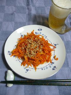 にんじんの千切り炒め-レシピのメイン写真