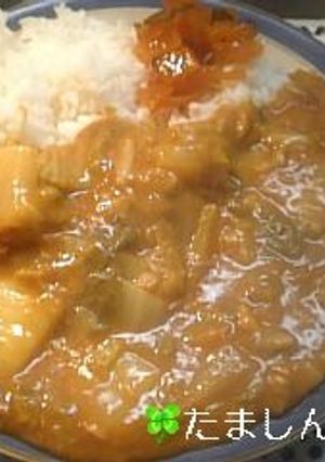 圧力鍋で簡単♫白菜丸ごとツナカレー-レシピのメイン写真