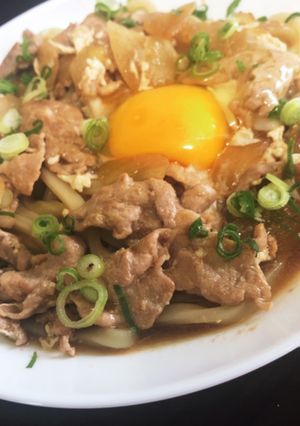 すき焼き風うどん-レシピのメイン写真