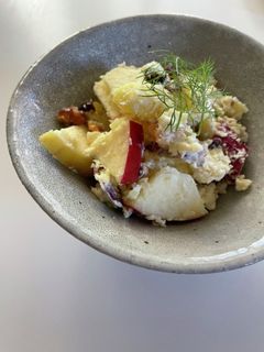 さつまいもとりんごと胡桃のサラダ-レシピのメイン写真