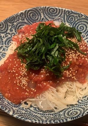 夏の新定番『絶品トマト素麺』-レシピのメイン写真