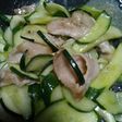 きゅうりと豚バラ炒め