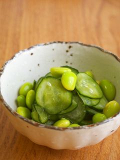 余った枝豆で♪胡瓜と枝豆の酢の物♪-レシピのメイン写真