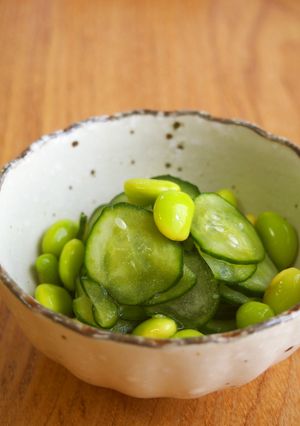 余った枝豆で♪胡瓜と枝豆の酢の物♪-レシピのメイン写真