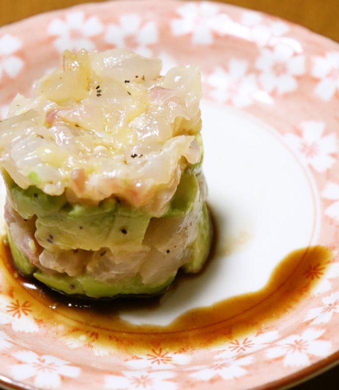 鯛とアボカドのタルタル by のんべぇあき丸 【クックパッド】 簡単