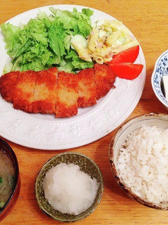とんかつ 献立-レシピのメイン写真