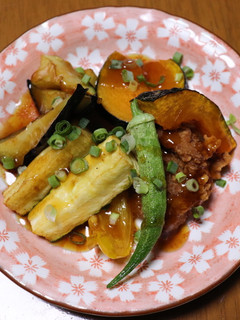 からあげと夏野菜の甘酢あん-レシピのメイン写真