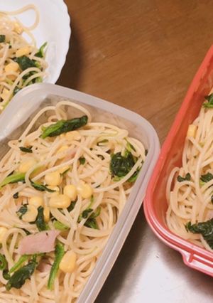 ほうれん草のバター醤油パスタ-レシピのメイン写真